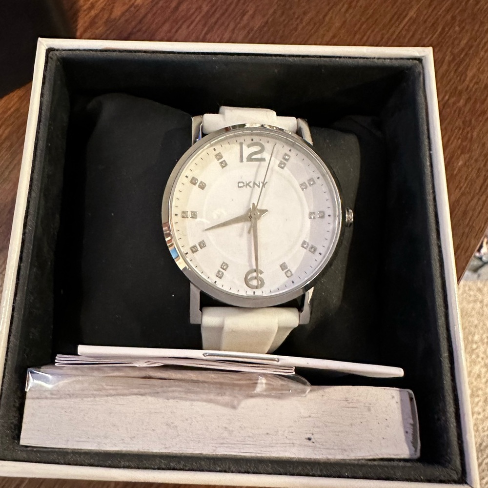 BRAND NEW DKNY white watch